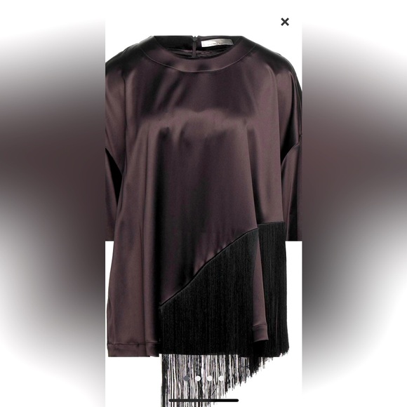 Silk Blouse Livana Conti Italy brand 4 size new no tag - Picture 1 of 7